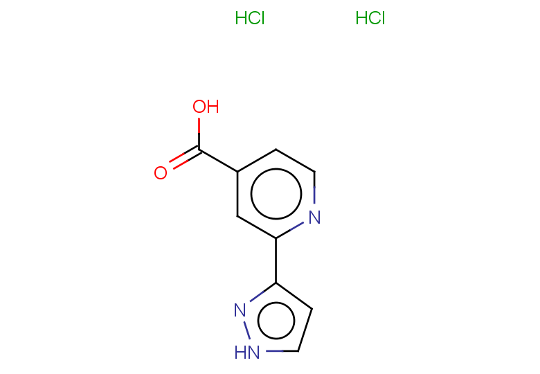 2-(1H-pyrazol-3-yl)pyridine-4-carboxylic acid dihydrochloride