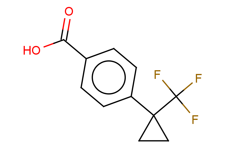 4-[1-(trifluoromethyl)cyclopropyl]benzoic acid