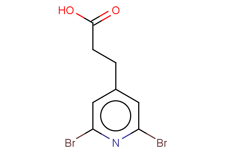 3-(2,6-dibromopyridin-4-yl)propanoic acid