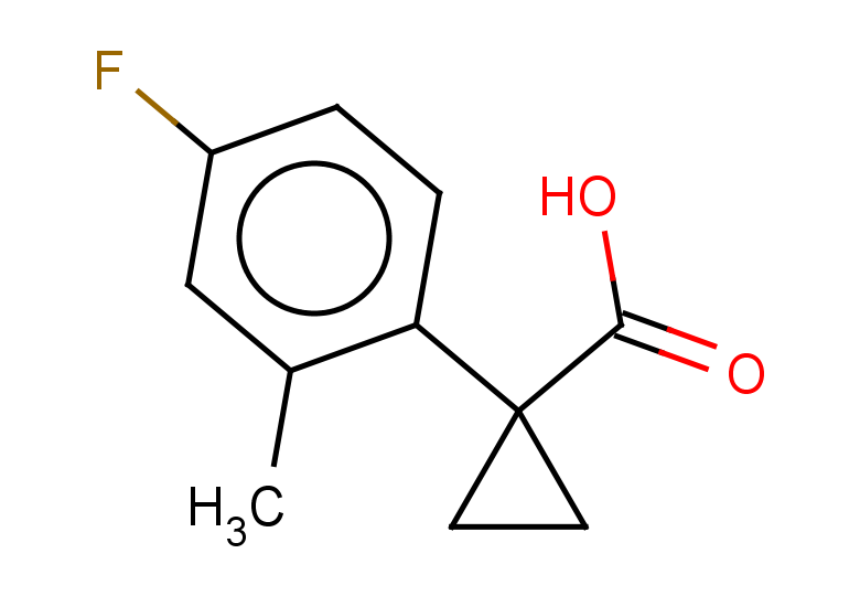 1-(4-fluoro-2-methylphenyl)cyclopropane-1-carboxylic acid