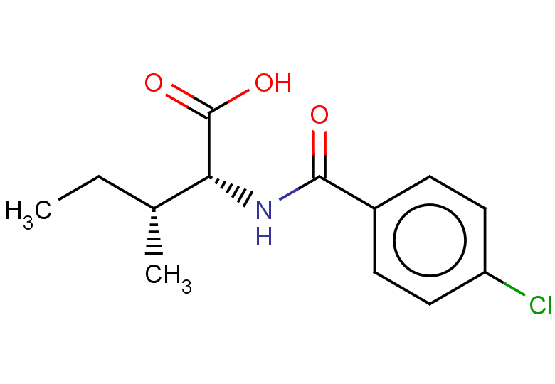 (2R*,3R**)-2-[(4-chlorophenyl)formamido]-3-methylpentanoic acid