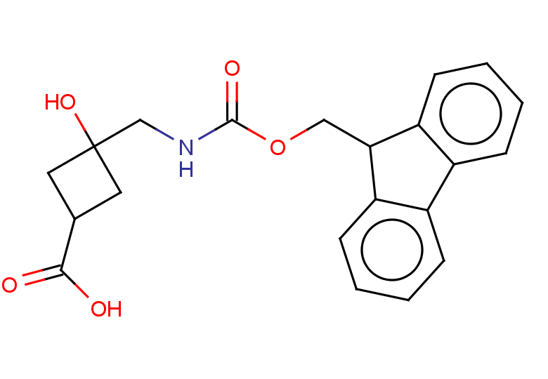 3-[({[(9H-fluoren-9-yl)methoxy]carbonyl}amino)methyl]-3-hydroxycyclobutane-1-carboxylic acid