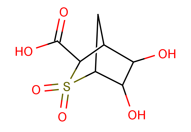 5,6-dihydroxy-2,2-dioxo-2lambda6-thiabicyclo[2.2.1]heptane-3-carboxylic acid, Mixture of diastereomers