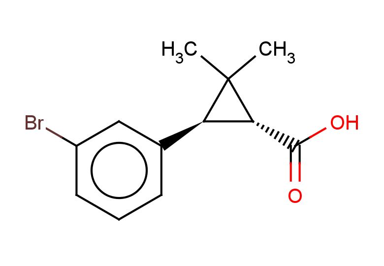rac-(1R,3R)-3-(3-bromophenyl)-2,2-dimethylcyclopropane-1-carboxylic acid, trans