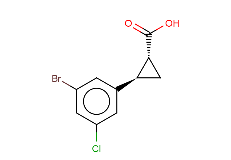 rac-(1R,2R)-2-(3-bromo-5-chlorophenyl)cyclopropane-1-carboxylic acid, trans