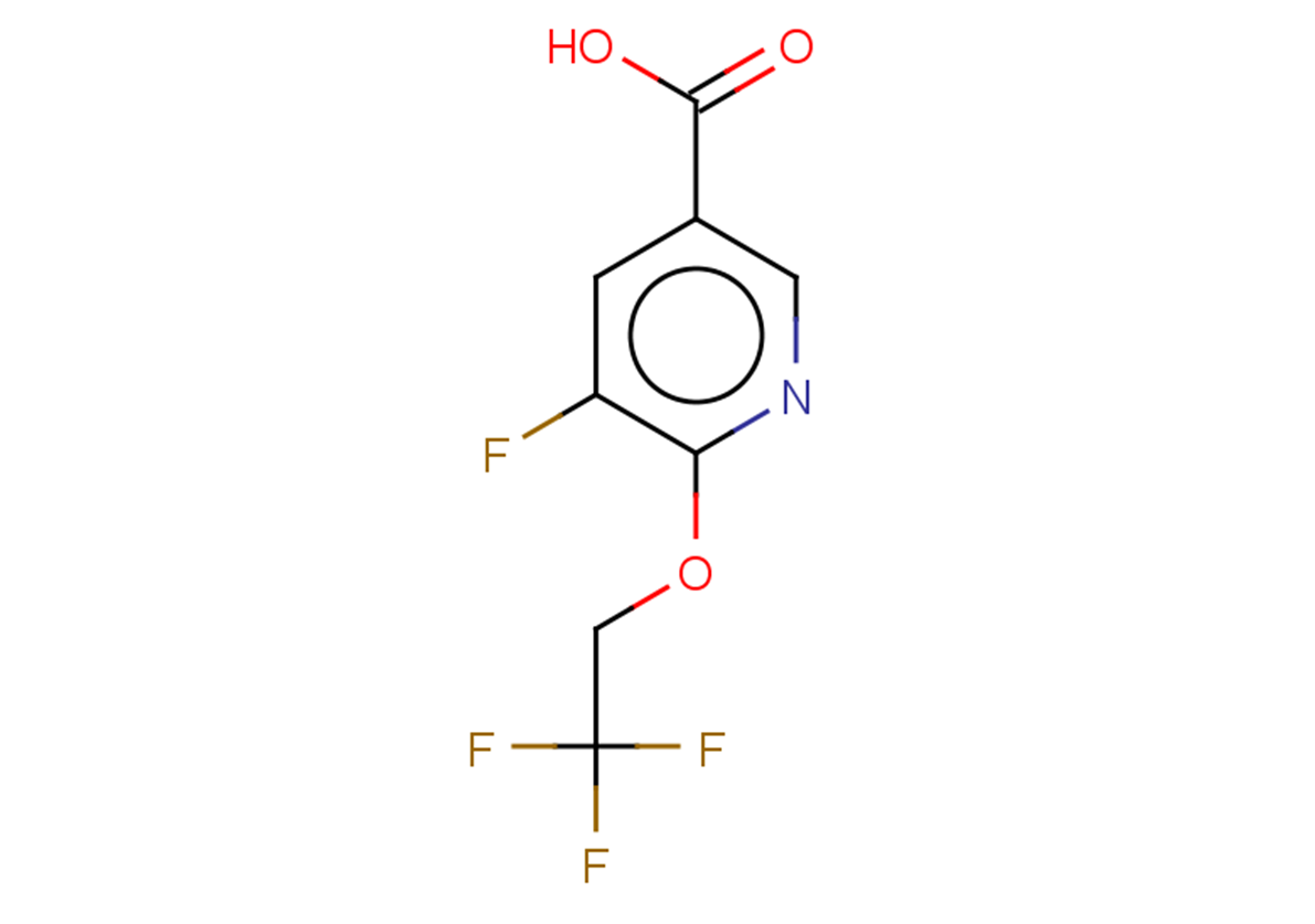 5-fluoro-6-(2,2,2-trifluoroethoxy)pyridine-3-carboxylic acid