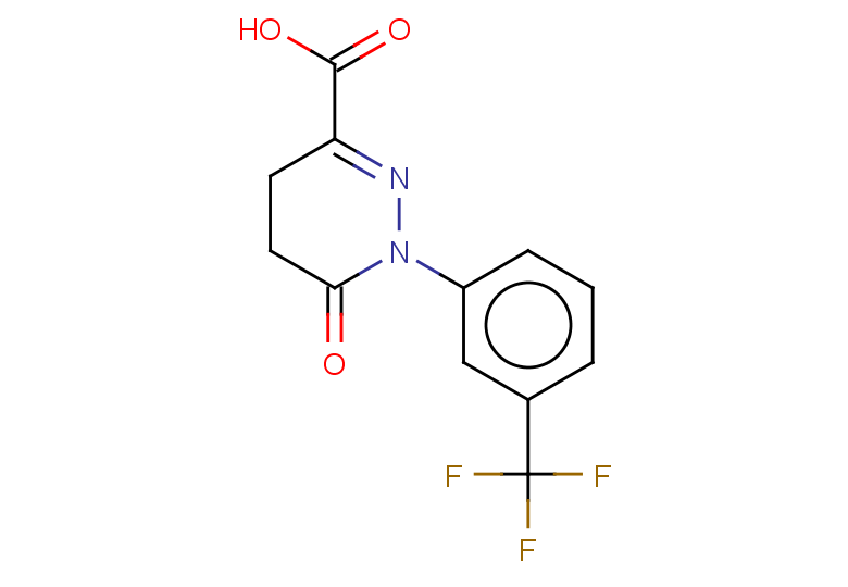 6-oxo-1-[3-(trifluoromethyl)phenyl]-1,4,5,6-tetrahydropyridazine-3-carboxylic acid