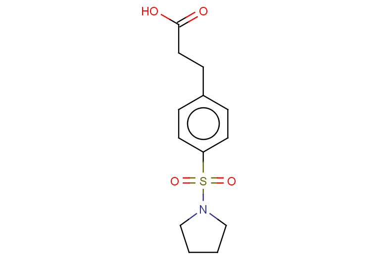 3-[4-(pyrrolidine-1-sulfonyl)phenyl]propanoic acid