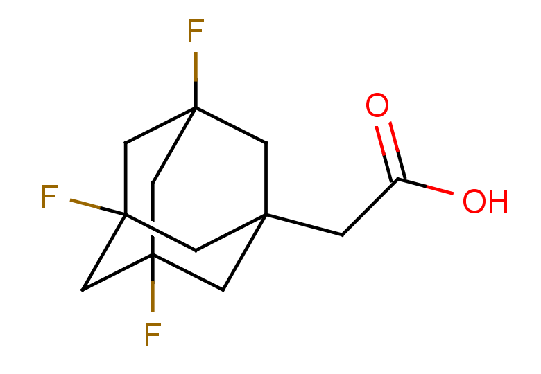 2-(3,5,7-trifluoroadamantan-1-yl)acetic acid