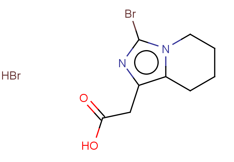 2-{3-bromo-5H,6H,7H,8H-imidazo[1,5-a]pyridin-1-yl}acetic acid hydrobromide