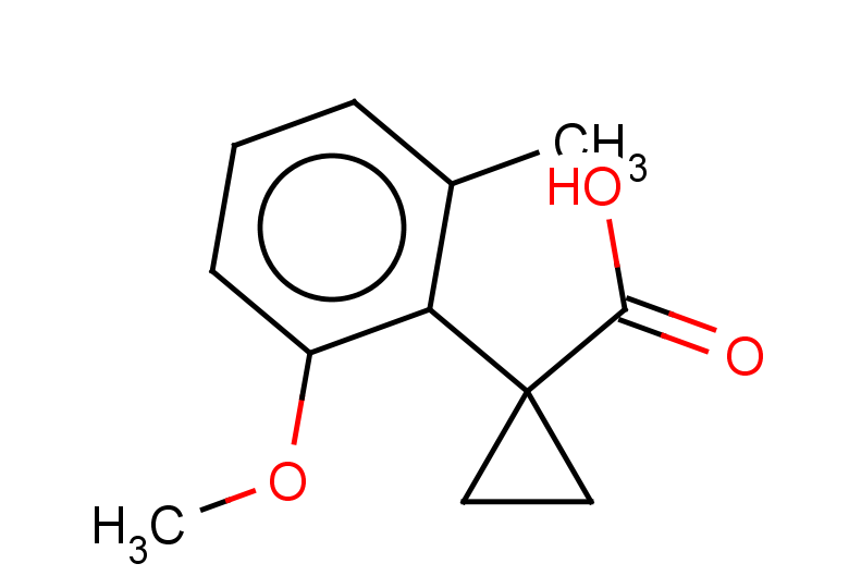 1-(2-methoxy-6-methylphenyl)cyclopropane-1-carboxylic acid