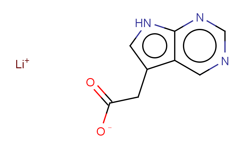 lithium 2-{7H-pyrrolo[2,3-d]pyrimidin-5-yl}acetate
