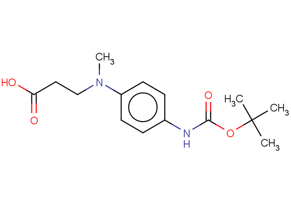 3-[(4-{[(tert-butoxy)carbonyl]amino}phenyl)(methyl)amino]propanoic acid