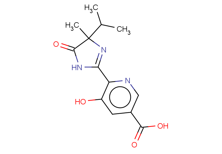 5-hydroxy-6-[4-methyl-5-oxo-4-(propan-2-yl)-4,5-dihydro-1H-imidazol-2-yl]pyridine-3-carboxylic acid