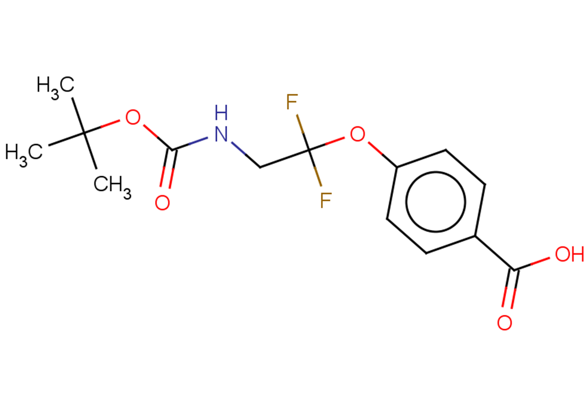 4-(2-{[(tert-butoxy)carbonyl]amino}-1,1-difluoroethoxy)benzoic acid