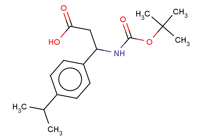 3-{[(tert-butoxy)carbonyl]amino}-3-[4-(propan-2-yl)phenyl]propanoic acid