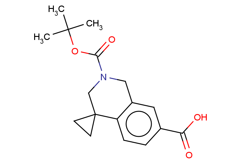 2'-[(tert-butoxy)carbonyl]-2',3'-dihydro-1'H-spiro[cyclopropane-1,4'-isoquinoline]-7'-carboxylic acid