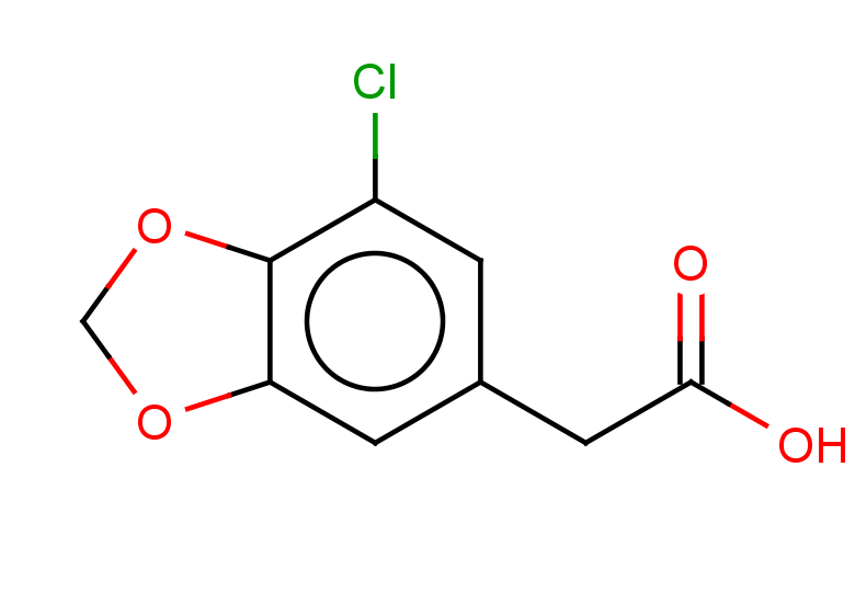 2-(7-chloro-1,3-dioxaindan-5-yl)acetic acid