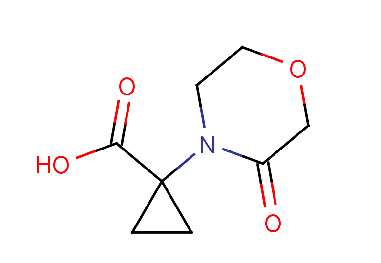 1-(3-oxomorpholin-4-yl)cyclopropane-1-carboxylic acid