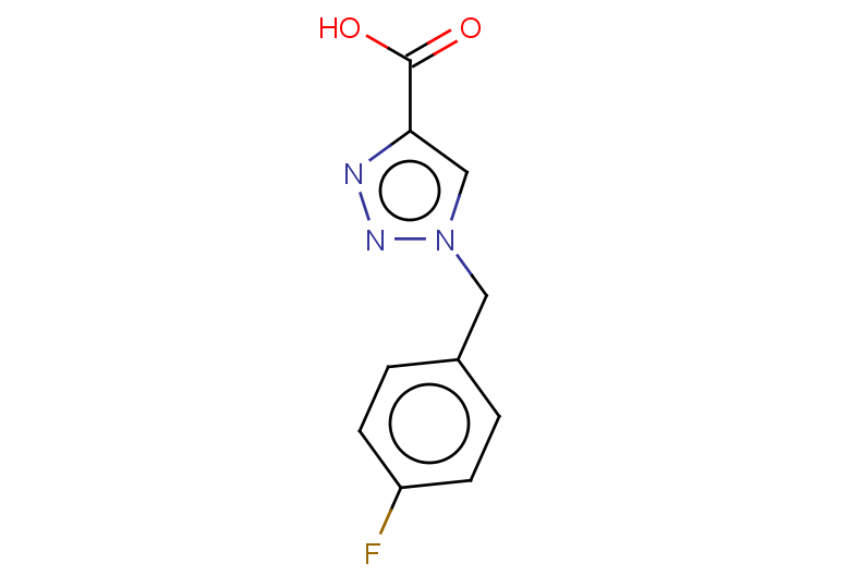 1-[(4-fluorophenyl)methyl]-1H-1,2,3-triazole-4-carboxylic acid
