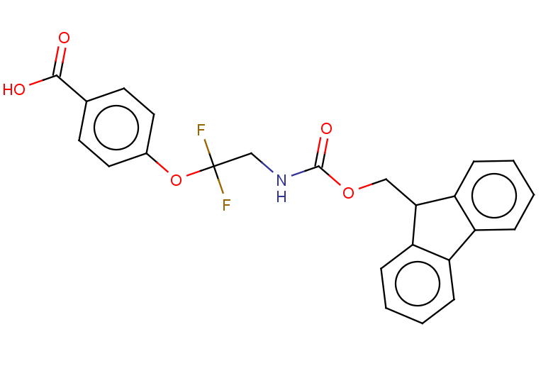 4-[2-({[(9H-fluoren-9-yl)methoxy]carbonyl}amino)-1,1-difluoroethoxy]benzoic acid