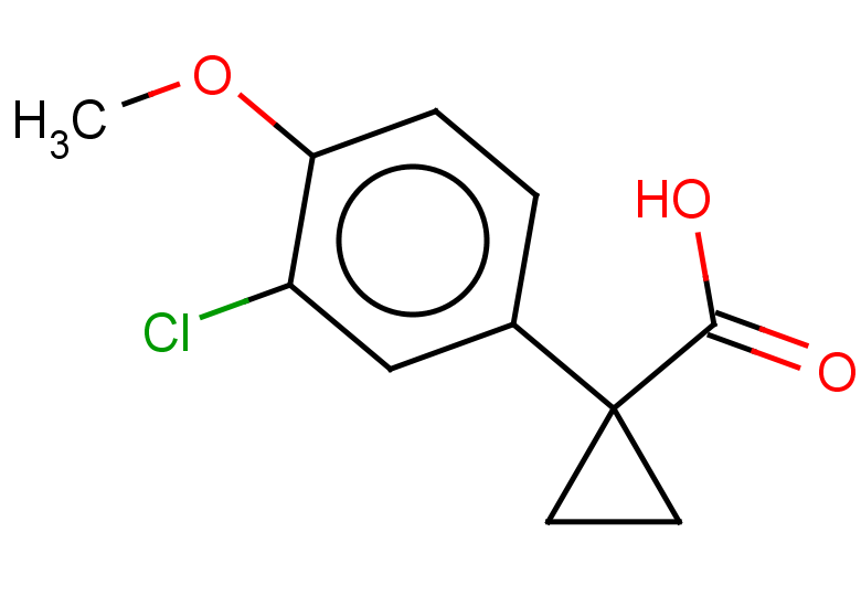 1-(3-chloro-4-methoxyphenyl)cyclopropane-1-carboxylic acid