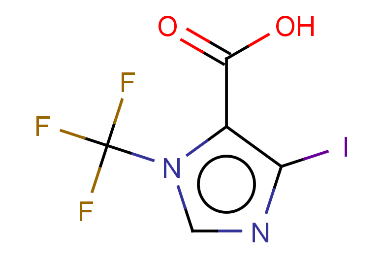 4-iodo-1-(trifluoromethyl)-1H-imidazole-5-carboxylic acid