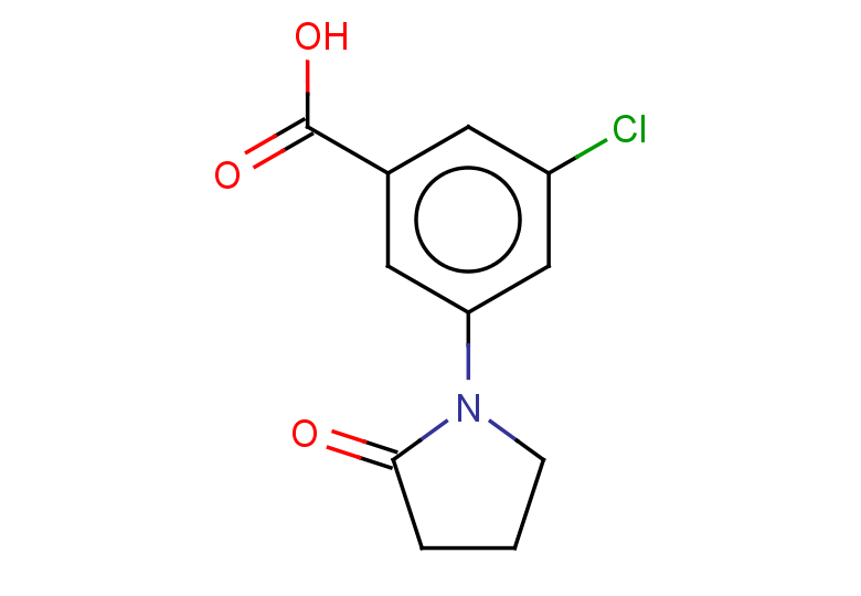 3-chloro-5-(2-oxopyrrolidin-1-yl)benzoic acid
