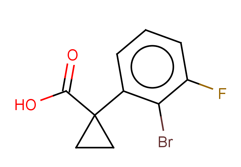 1-(2-bromo-3-fluorophenyl)cyclopropane-1-carboxylic acid