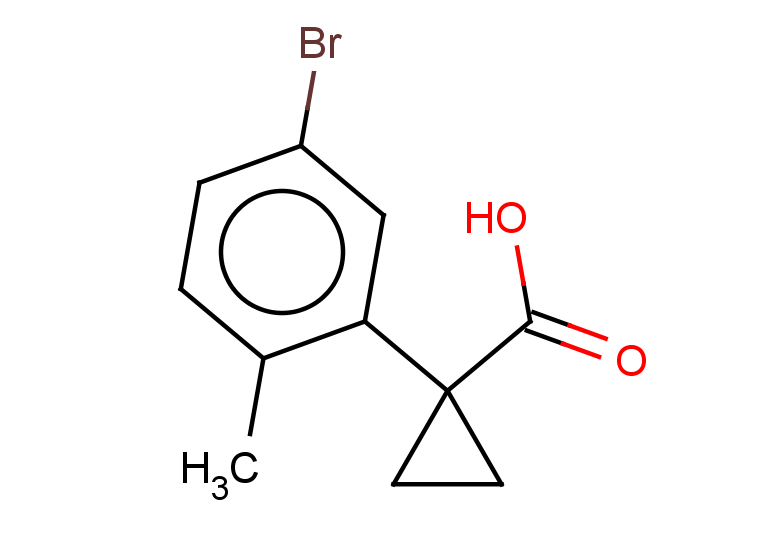 1-(5-bromo-2-methylphenyl)cyclopropane-1-carboxylic acid