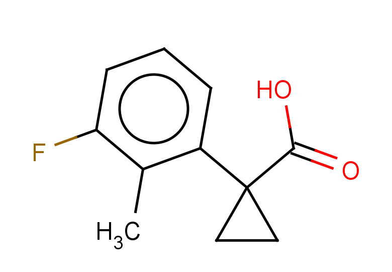 1-(3-fluoro-2-methylphenyl)cyclopropane-1-carboxylic acid
