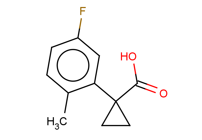 1-(5-fluoro-2-methylphenyl)cyclopropane-1-carboxylic acid