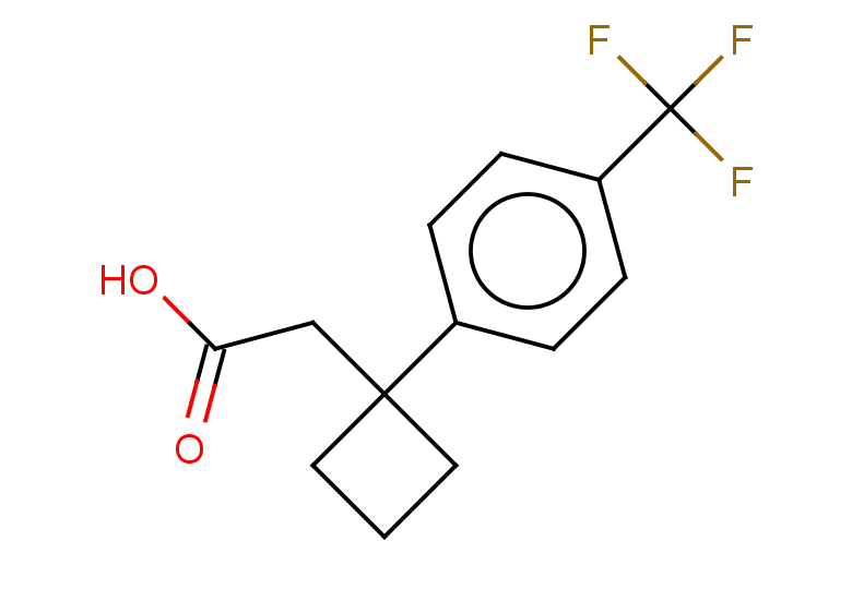 2-{1-[4-(trifluoromethyl)phenyl]cyclobutyl}acetic acid