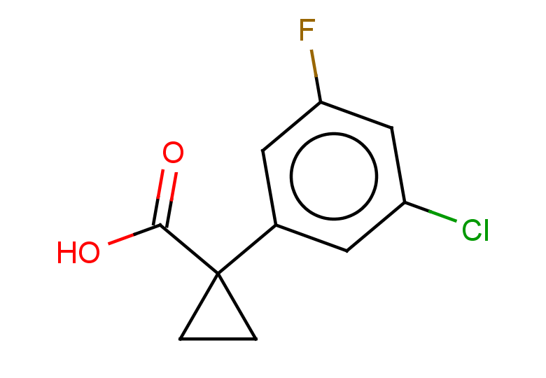 1-(3-chloro-5-fluorophenyl)cyclopropane-1-carboxylic acid