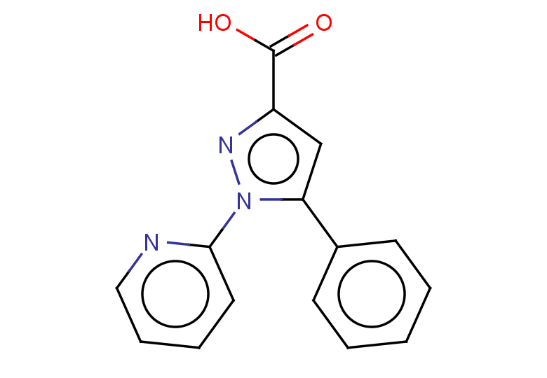 5-phenyl-1-(pyridin-2-yl)-1H-pyrazole-3-carboxylic acid
