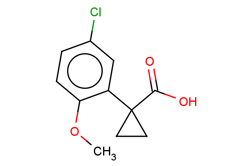 1-(5-chloro-2-methoxyphenyl)cyclopropane-1-carboxylic acid