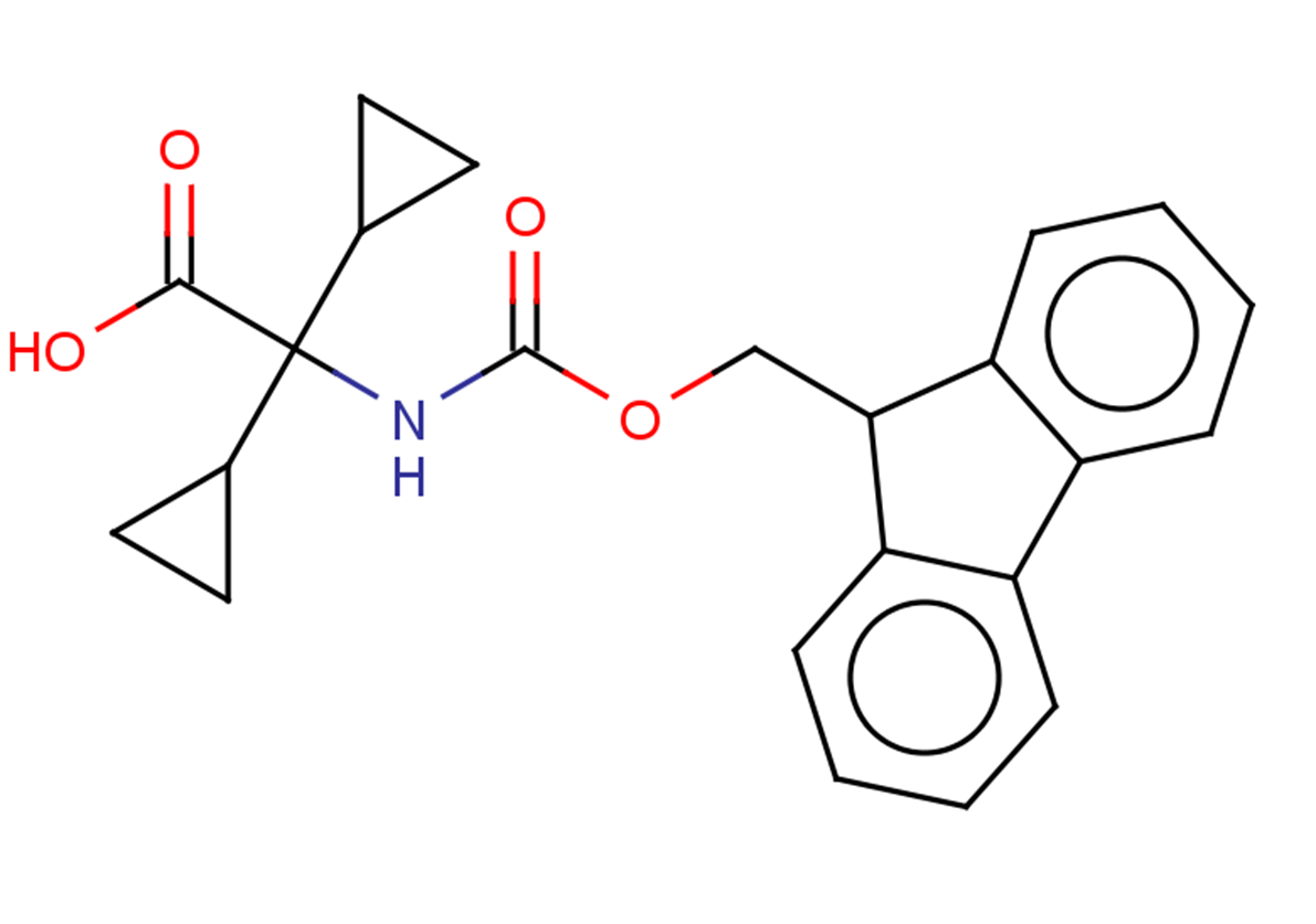 2,2-dicyclopropyl-2-({[(9H-fluoren-9-yl)methoxy]carbonyl}amino)acetic acid