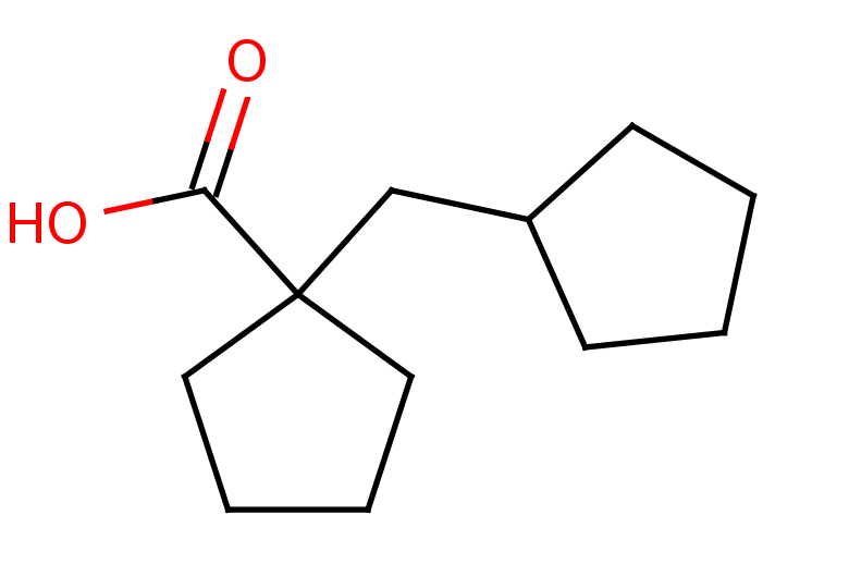 1-(cyclopentylmethyl)cyclopentane-1-carboxylic acid