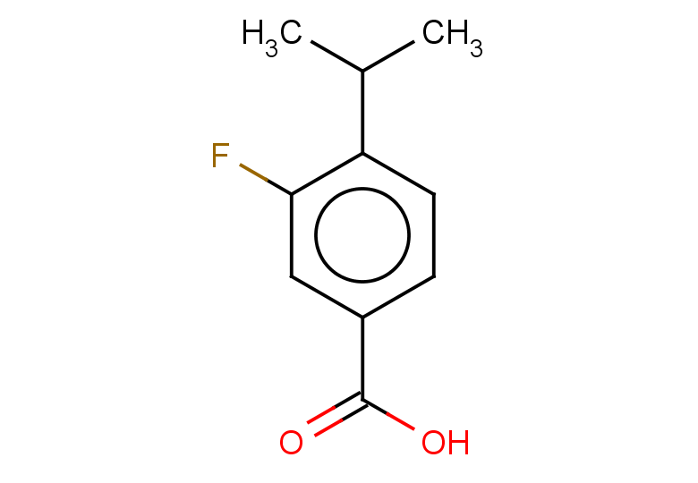 3-fluoro-4-(propan-2-yl)benzoic acid