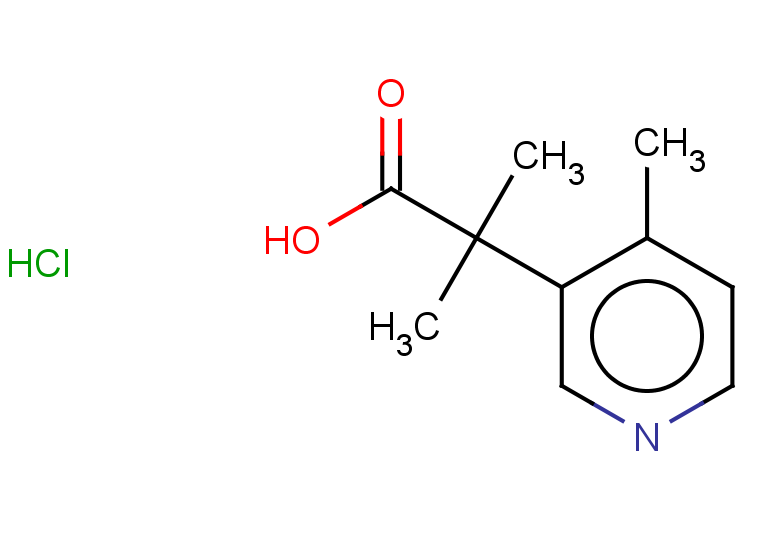 2-methyl-2-(4-methylpyridin-3-yl)propanoic acid hydrochloride