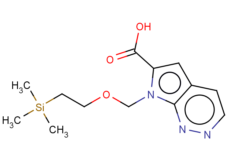 7-{[2-(trimethylsilyl)ethoxy]methyl}-7H-pyrrolo[2,3-c]pyridazine-6-carboxylic acid