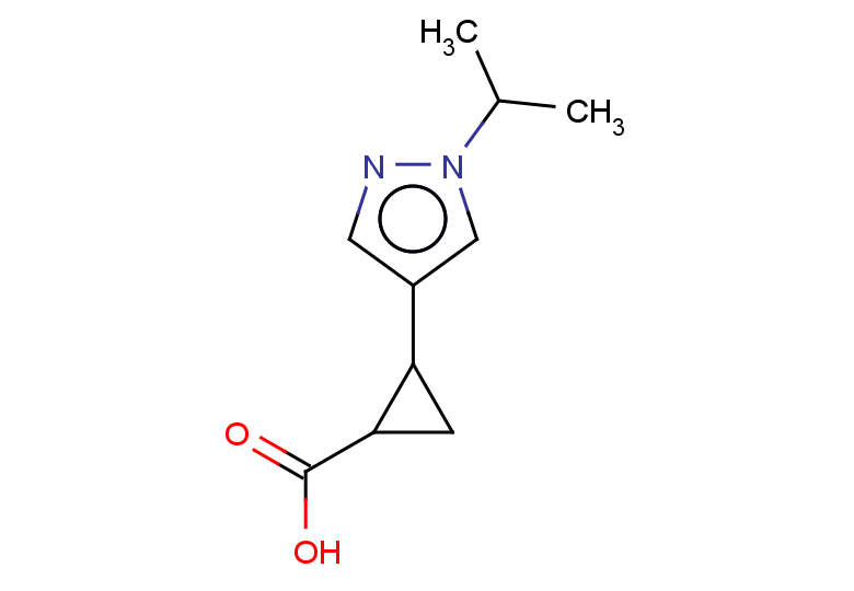 2-[1-(propan-2-yl)-1H-pyrazol-4-yl]cyclopropane-1-carboxylic acid