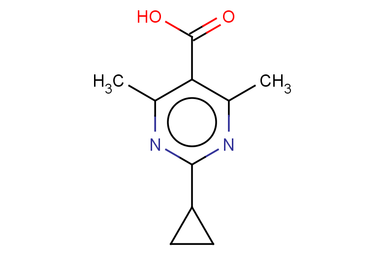 2-cyclopropyl-4,6-dimethylpyrimidine-5-carboxylic acid