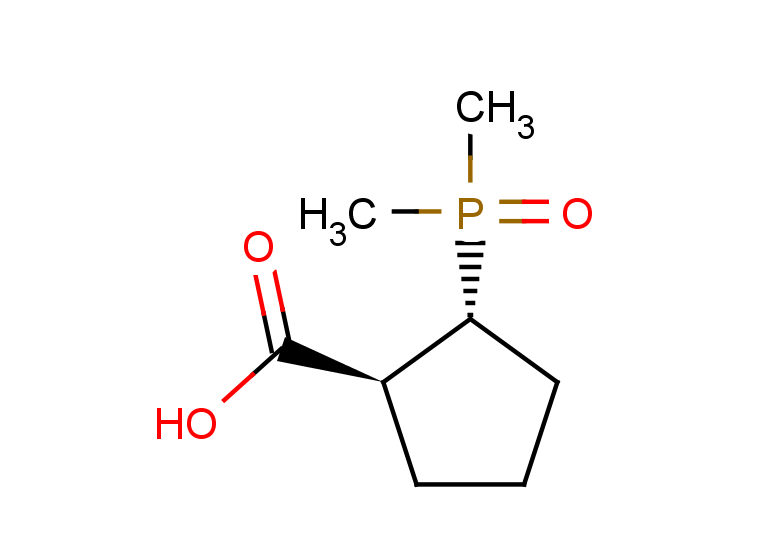 rac-(1R,2S)-2-(dimethylphosphoryl)cyclopentane-1-carboxylic acid, trans