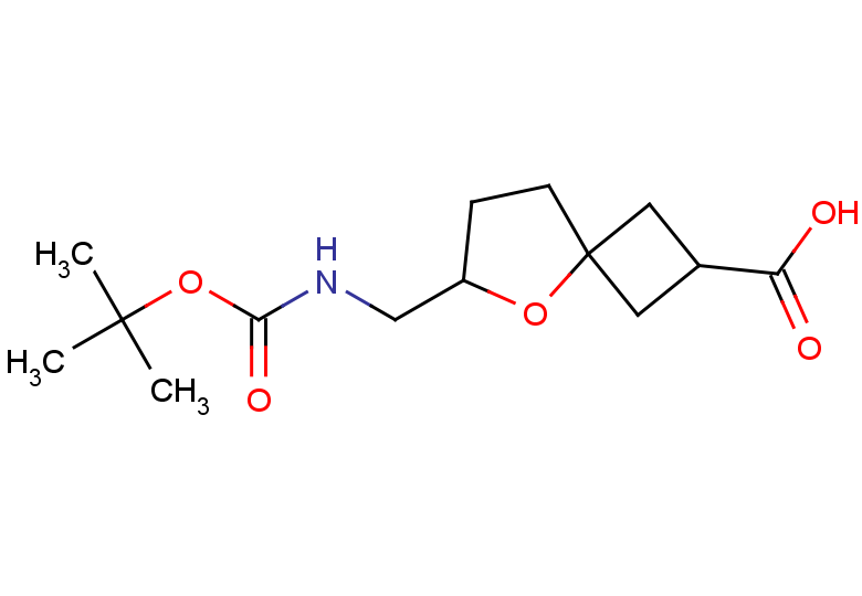 6-({[(tert-butoxy)carbonyl]amino}methyl)-5-oxaspiro[3.4]octane-2-carboxylic acid, Mixture of diastereomers