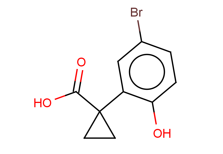 1-(5-bromo-2-hydroxyphenyl)cyclopropane-1-carboxylic acid