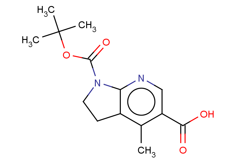 1-[(tert-butoxy)carbonyl]-4-methyl-1H,2H,3H-pyrrolo[2,3-b]pyridine-5-carboxylic acid