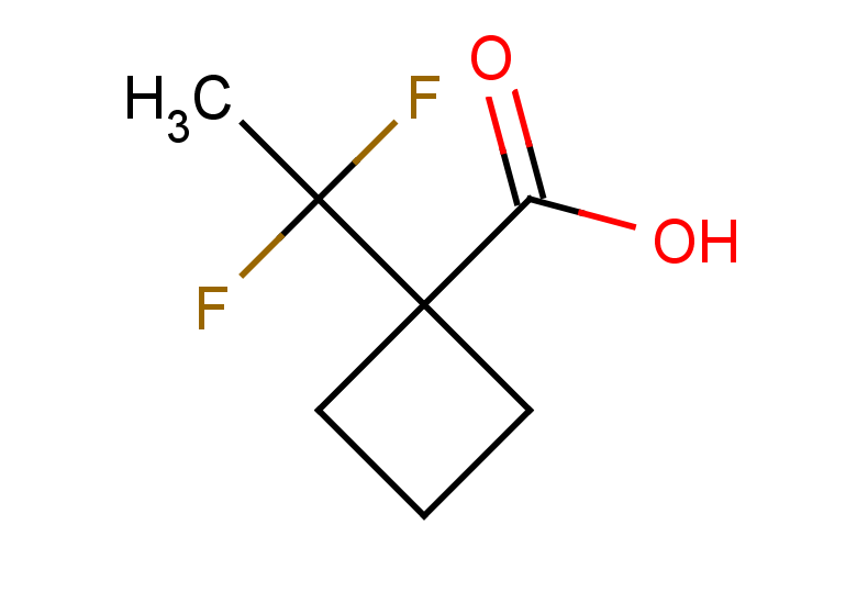 1-(1,1-difluoroethyl)cyclobutane-1-carboxylic acid