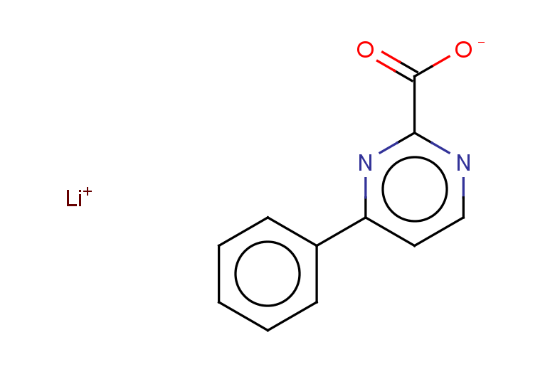 lithium(1+) 4-phenylpyrimidine-2-carboxylate