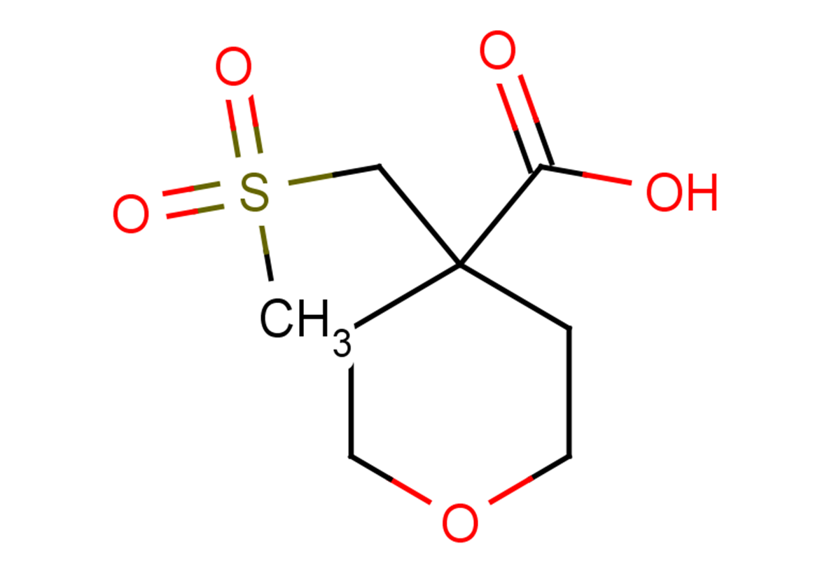 4-(methanesulfonylmethyl)oxane-4-carboxylic acid